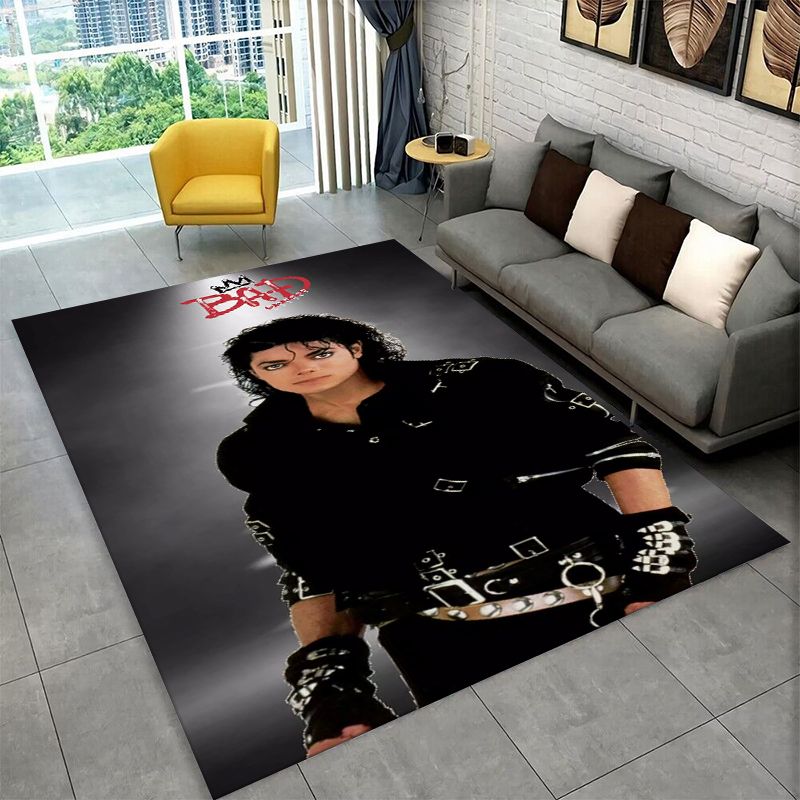 Kids Outdoor Area - Karpet King of Pop Star MJ