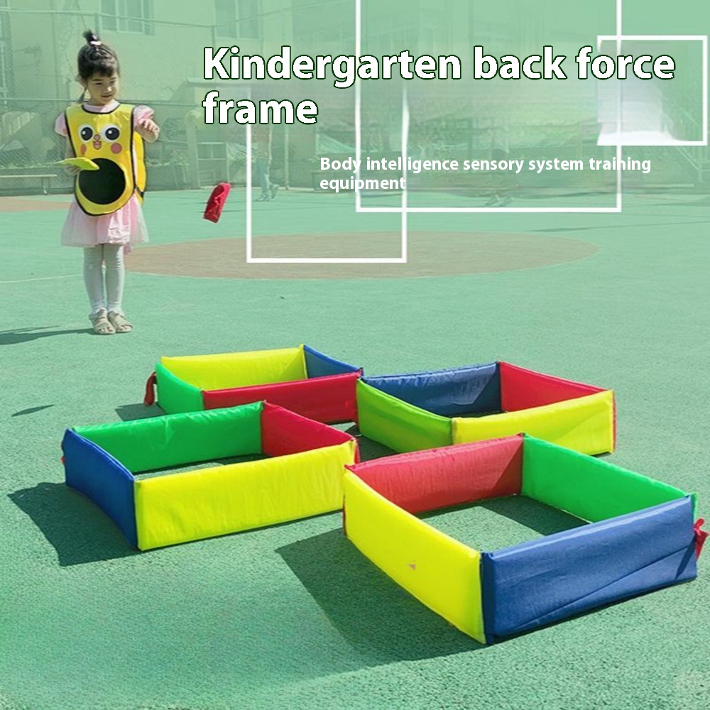 Kids Outdoor Climbing Frame - Mainan Lubang Bor Bingkai Lompat Permainan