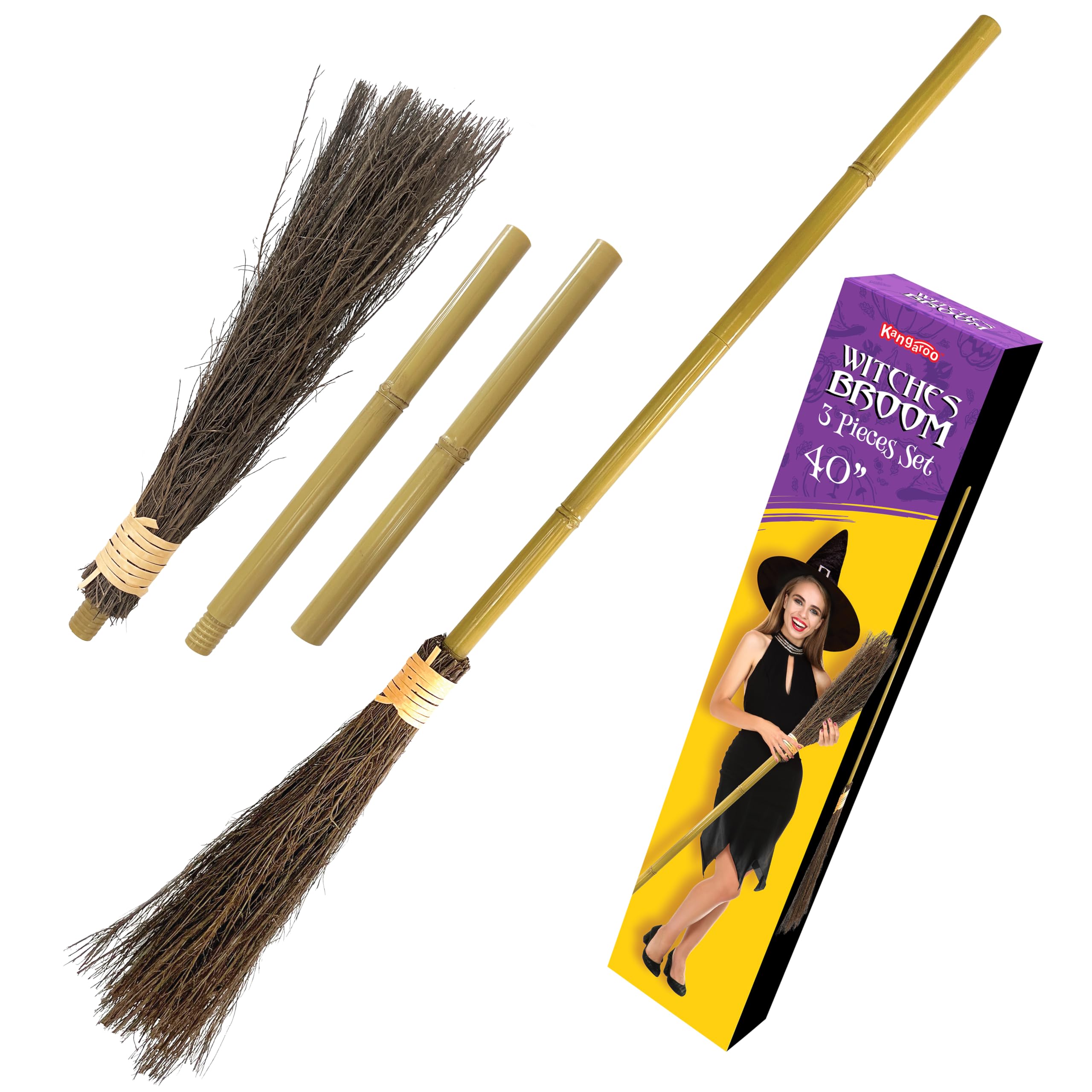 Kids Outdoor Broom - Sapu Penyihir Bambu Kanguru 40