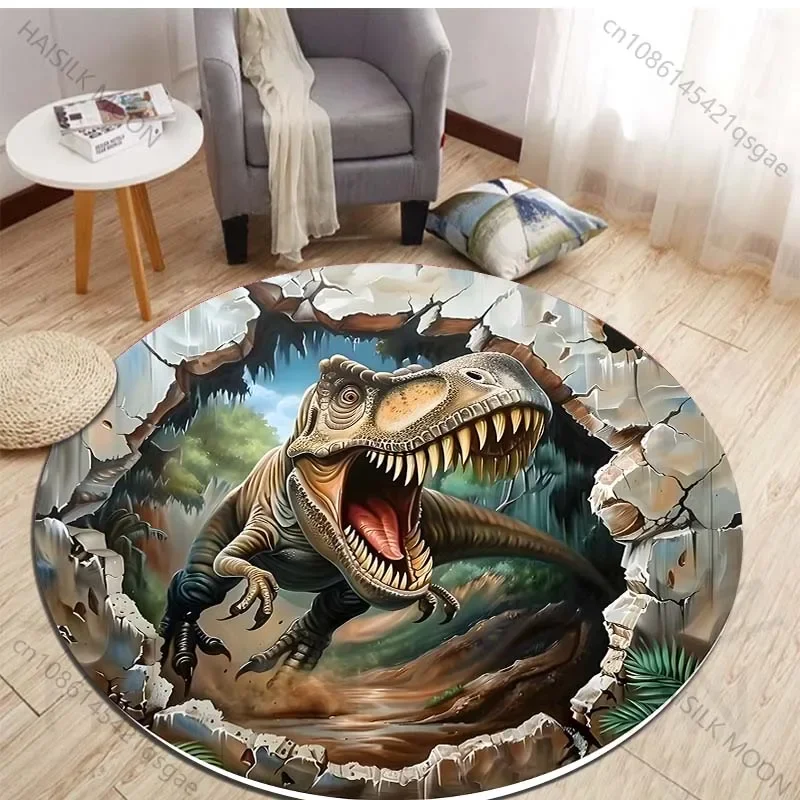 Karpet Bundar Gambar Dinosauru - Kids Outdoor Area ulasan dan harga