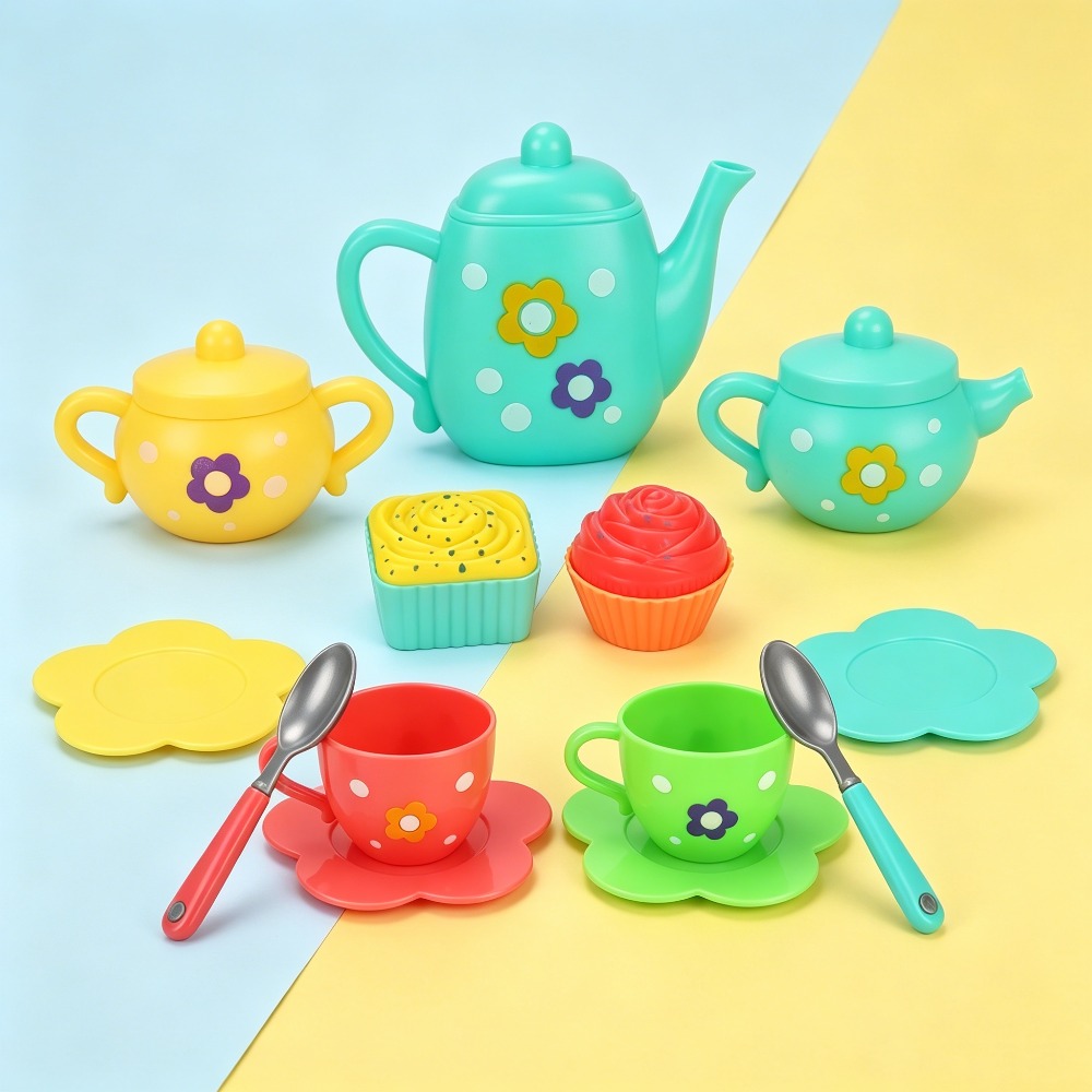13Pcs Mainan Teh Anak, Mainan  - Kids Outdoor Kitchen Accessories ulasan dan harga