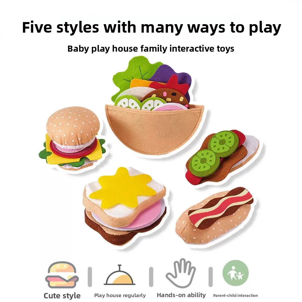 Set Mainan Burger dan Sandwich - Kids Outdoor Kitchen Accessories ulasan dan harga